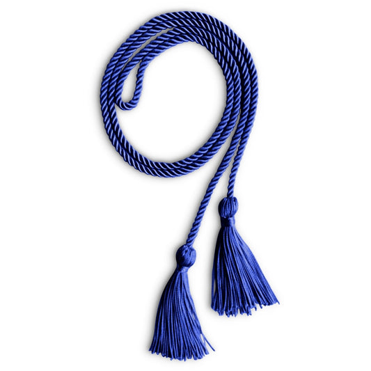 Single Graduation Honor Cord Royal Blue by Wholesale Grad Supply