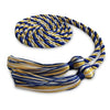 Single Graduation Honor Cord Royal Blue/Gold/White by Wholesale Grad Supply
