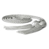 Single Graduation Honor Cord Silver by Wholesale Grad Supply