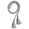 Single Graduation Honor Cord Silver by Wholesale Grad Supply