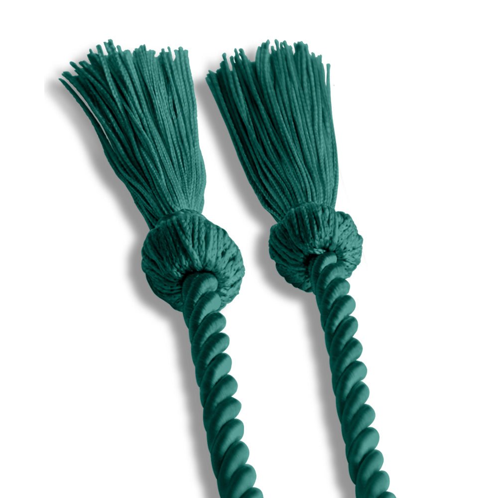 Single Graduation Honor Cord Teal by Wholesale Grad Supply