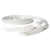 Single Graduation Honor Cord White by Wholesale Grad Supply