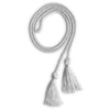 Single Graduation Honor Cord White by Wholesale Grad Supply