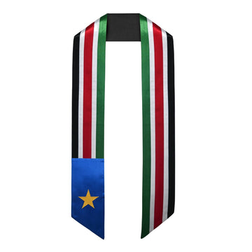 South Sudan International Graduation Stole/Sash Study Abroad Graduate by Wholesale Grad Supply