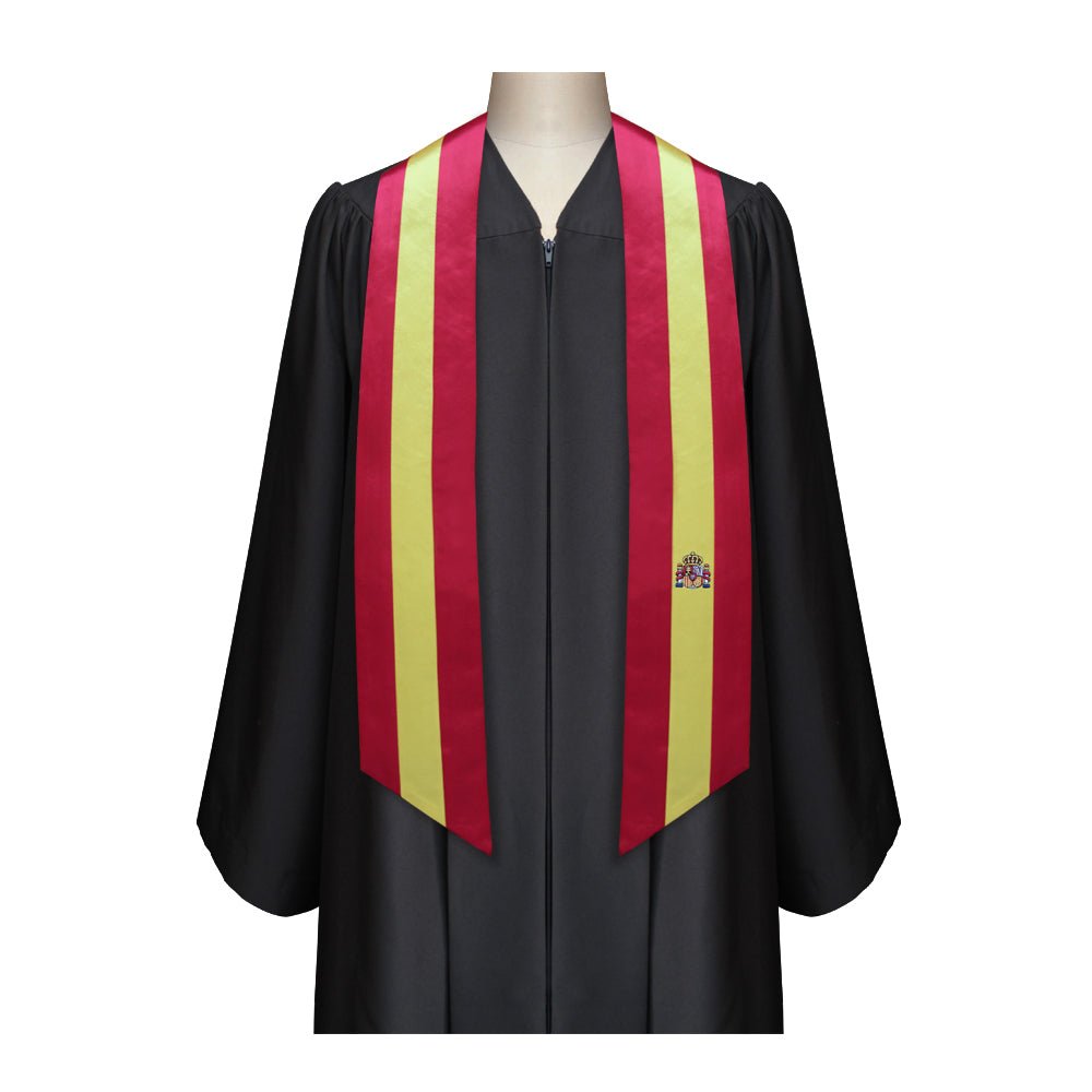 Spain International Graduation Stole/Sash Study Abroad Graduate by Wholesale Grad Supply