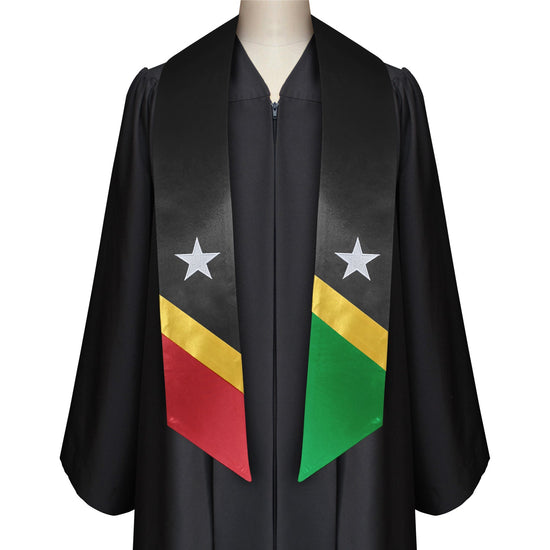 St. Kitts International Graduation Stole/Sash Study Abroad Graduate by Wholesale Grad Supply