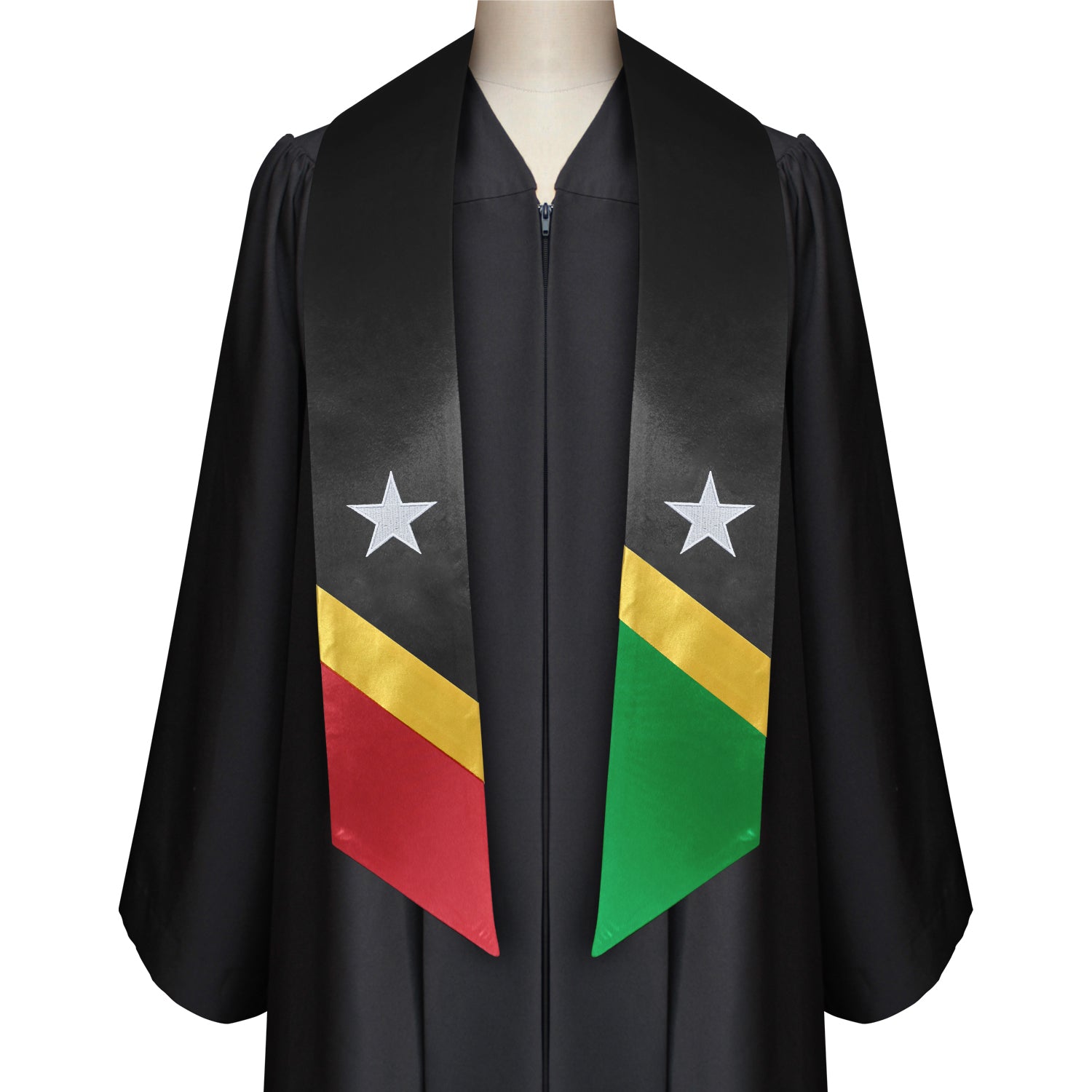 St. Kitts International Graduation Stole/Sash Study Abroad Graduate by Wholesale Grad Supply