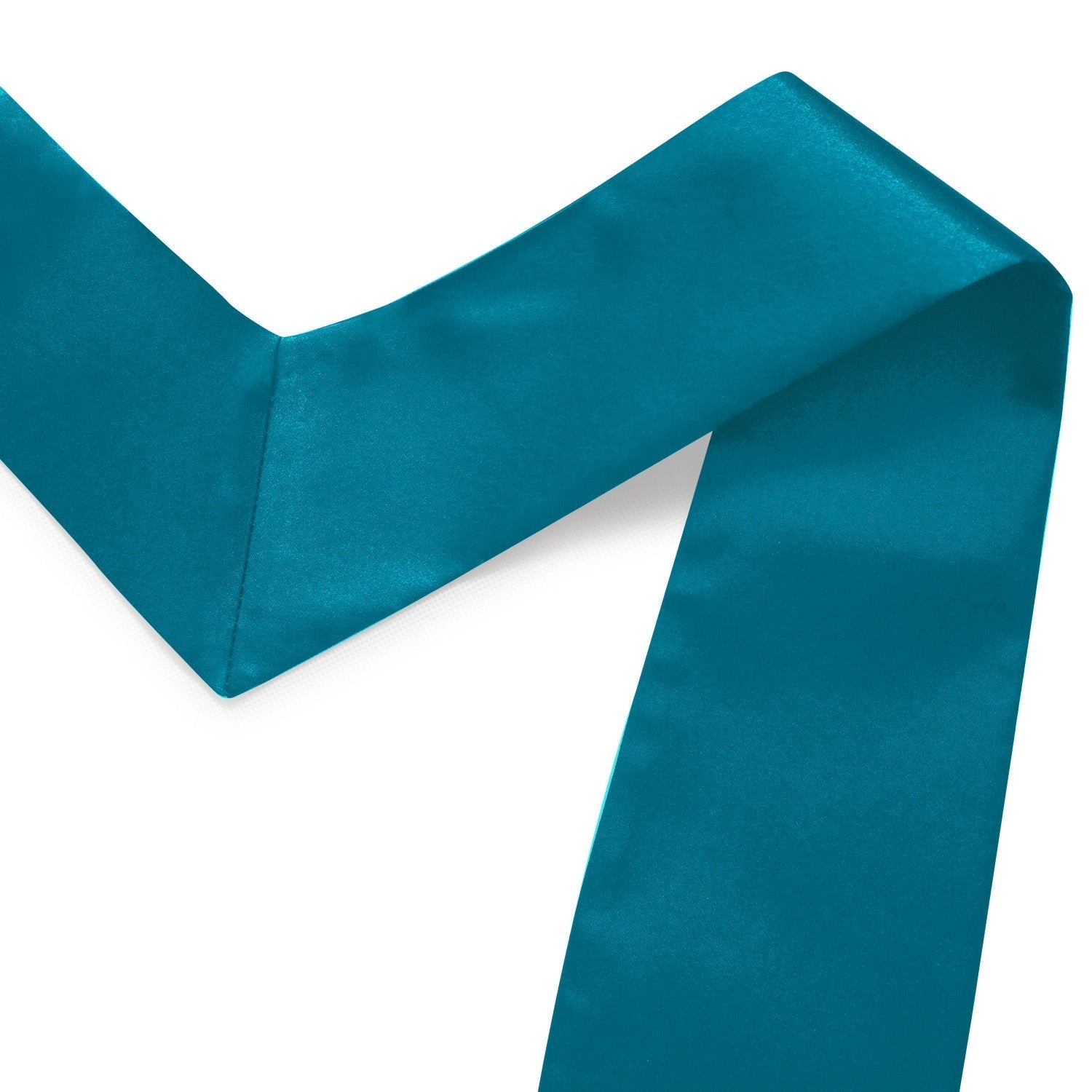Turquoise Class of 2025 Graduation Stole/Sash with Classic Tips by Wholesale Grad Supply