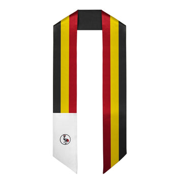 Uganda International Graduation Stole/Sash Study Abroad Graduate by Wholesale Grad Supply