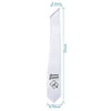 White Business Graduate Stole/Sash with Classic Tips by Wholesale Grad Supply