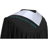 White Class of 2025 Graduation Stole/Sash with Classic Tips by Wholesale Grad Supply