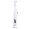 White Class of 2025 Graduation Stole/Sash with Classic Tips by Wholesale Grad Supply