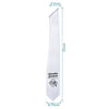 White Education Graduate Stole/Sash with Classic Tips by Wholesale Grad Supply