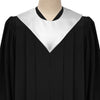 White Graduation V-Stole by Wholesale Grad Supply