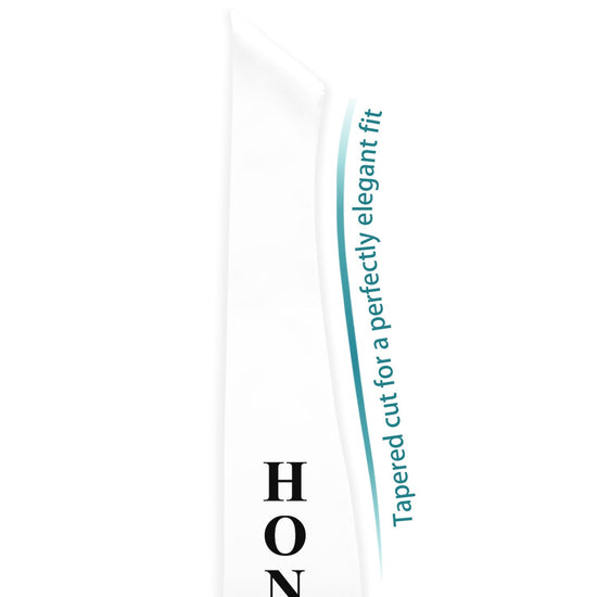 White Honors Graduation Stole/Sash with Classic Tips by Wholesale Grad Supply