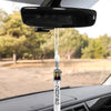White Tassel with Photo Frame Charm and Stacked Date Drop by Wholesale Grad Supply
