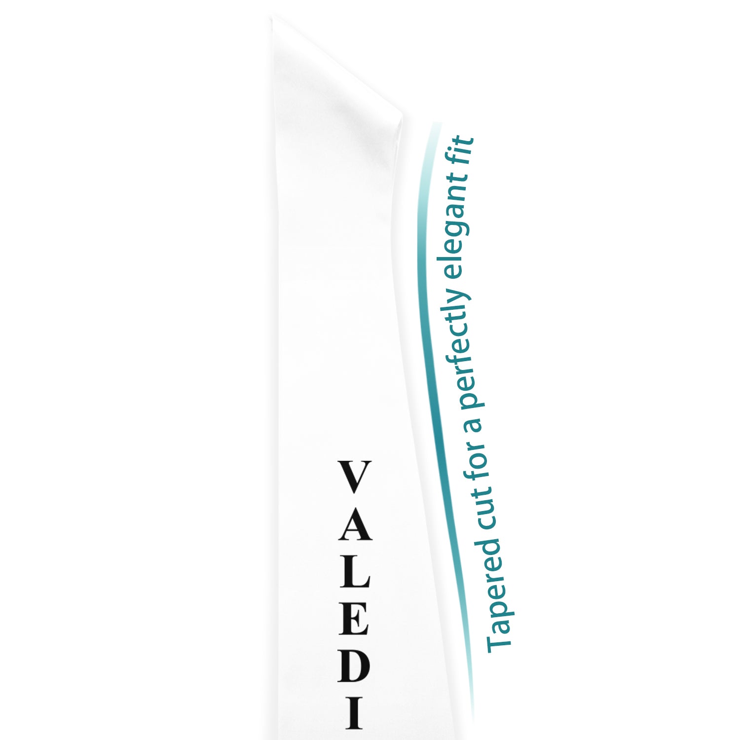 White Valedictorian Graduation Stole/Sash with Classic Tips by Wholesale Grad Supply