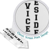 White Vice President Graduation Stole by Wholesale Grad Supply