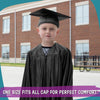 Shiny Black Graduation Cap and Gown for Pre - school - Wholesale Grad Supply