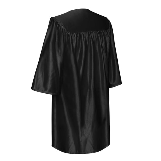 Shiny Black Graduation Cap and Gown for Pre - school - Wholesale Grad Supply