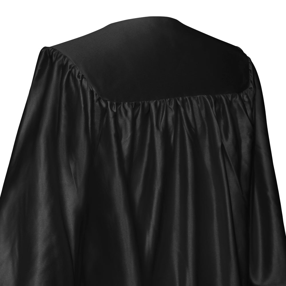 Shiny Black Graduation Gown for Preschool - Wholesale Grad Supply