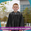 Shiny Black Graduation Gown for Preschool - Wholesale Grad Supply
