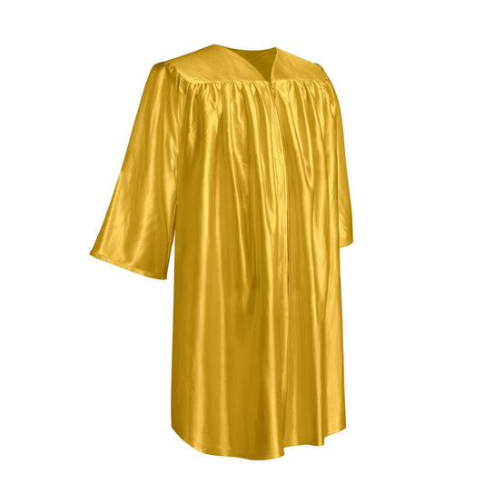 Shiny Gold Graduation Gown for Preschool - Wholesale Grad Supply