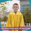 Shiny Gold Graduation Gown for Preschool - Wholesale Grad Supply