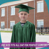 Shiny Hunter Green Graduation Cap and Gown for Pre - school - Wholesale Grad Supply