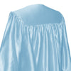 Shiny Light Blue Graduation Gown for Preschool - Wholesale Grad Supply