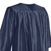 Shiny Navy Blue Graduation Gown for Preschool - Wholesale Grad Supply