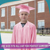 Shiny Pink Graduation Cap and Gown for Pre - school - Wholesale Grad Supply