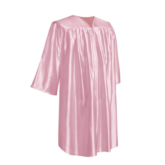 Shiny Pink Graduation Cap and Gown for Pre - school - Wholesale Grad Supply