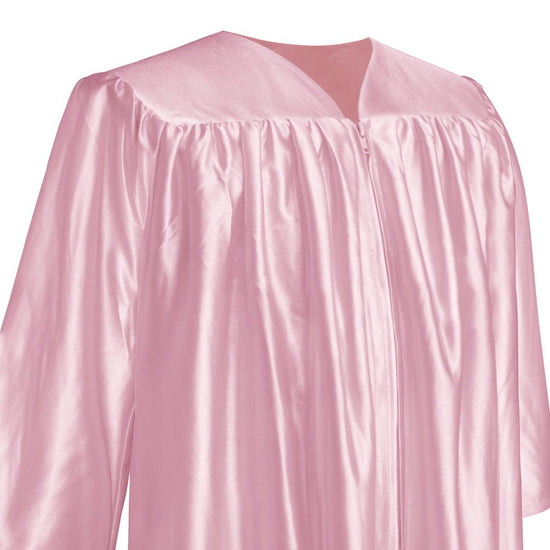 Shiny Pink Graduation Gown for Preschool - Wholesale Grad Supply