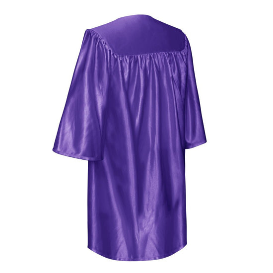 Shiny Purple Graduation Cap and Gown for Pre - school - Wholesale Grad Supply