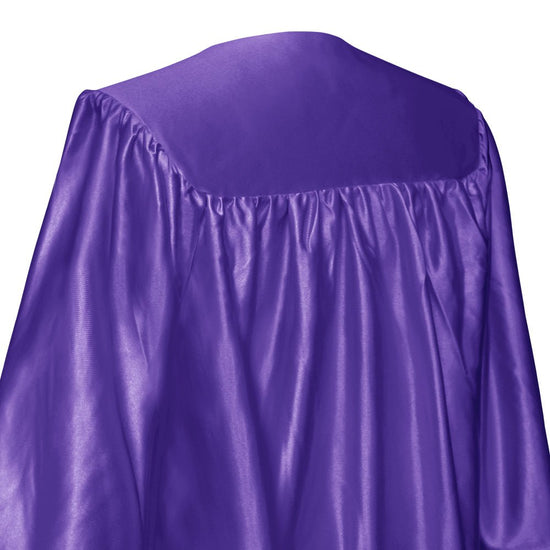 Shiny Purple Graduation Gown for Preschool - Wholesale Grad Supply
