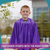 Shiny Purple Graduation Gown for Preschool - Wholesale Grad Supply