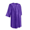 Shiny Purple Graduation Gown for Preschool - Wholesale Grad Supply