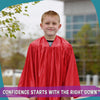 Shiny Red Graduation Gown for Preschool - Wholesale Grad Supply