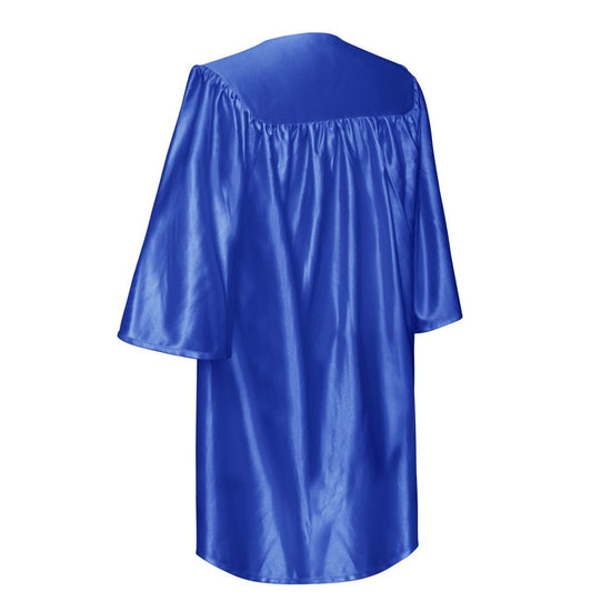Shiny Royal Blue Graduation Cap and Gown for Pre - school - Wholesale Grad Supply