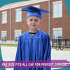 Shiny Royal Blue Graduation Cap and Gown for Pre - school - Wholesale Grad Supply