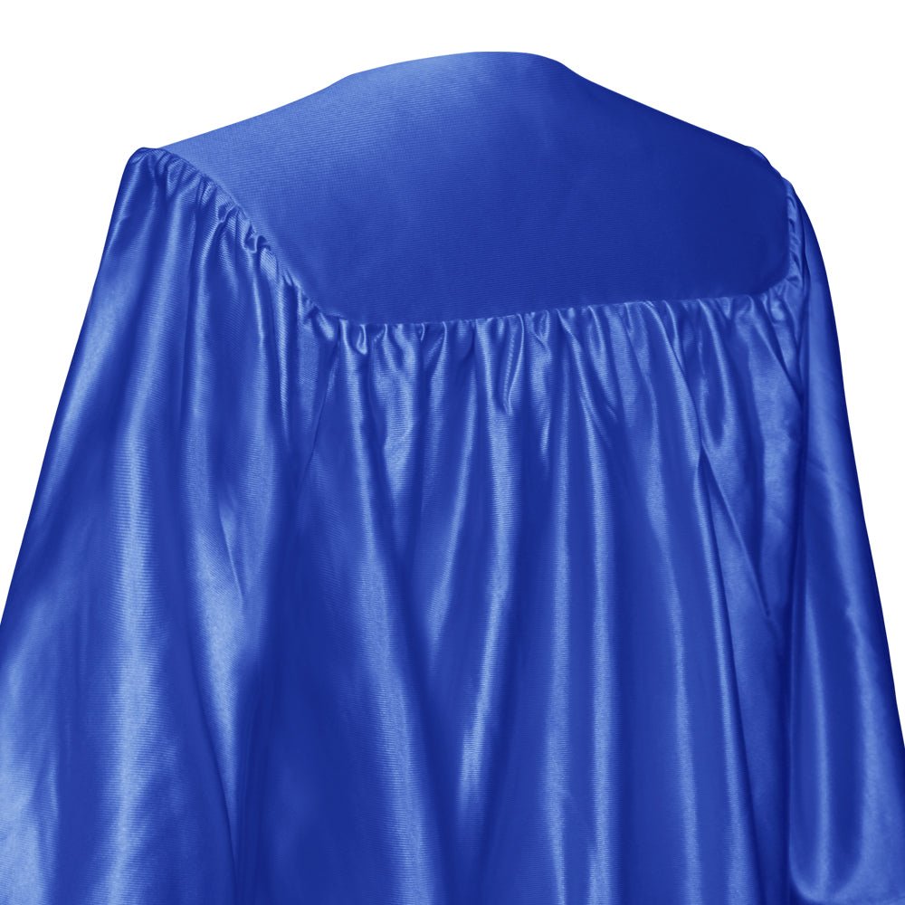 Shiny Royal Blue Graduation Gown for Preschool - Wholesale Grad Supply