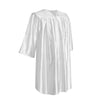 Shiny White Graduation Gown for Preschool - Wholesale Grad Supply